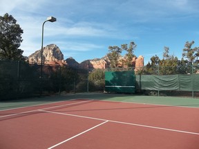 Posse Grounds Park Tennis Courts in Sedona, Arizona