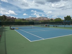Sunset Park Tennis Courts in Sedona, Arizona